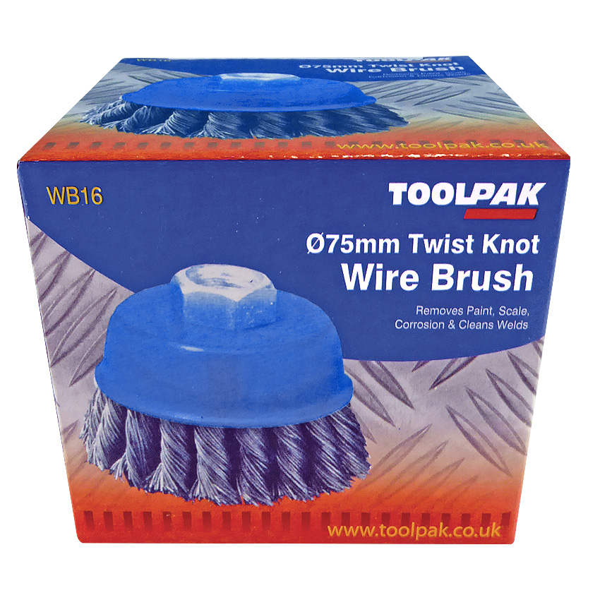 75mm Twist Knot Wire Cup Brush M14 9209